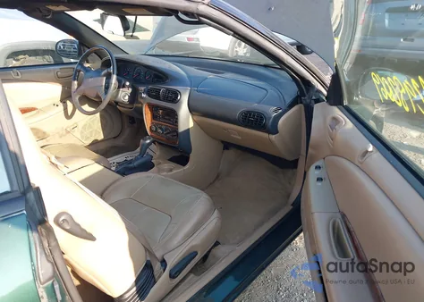 1999 Chrysler Sebring Jxi из США, поврежденный, VIN 3C3EL55H4XT593775